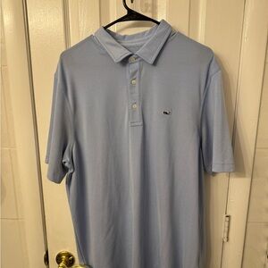 Vineyard Vines Blue Polo Shirt Classic Design